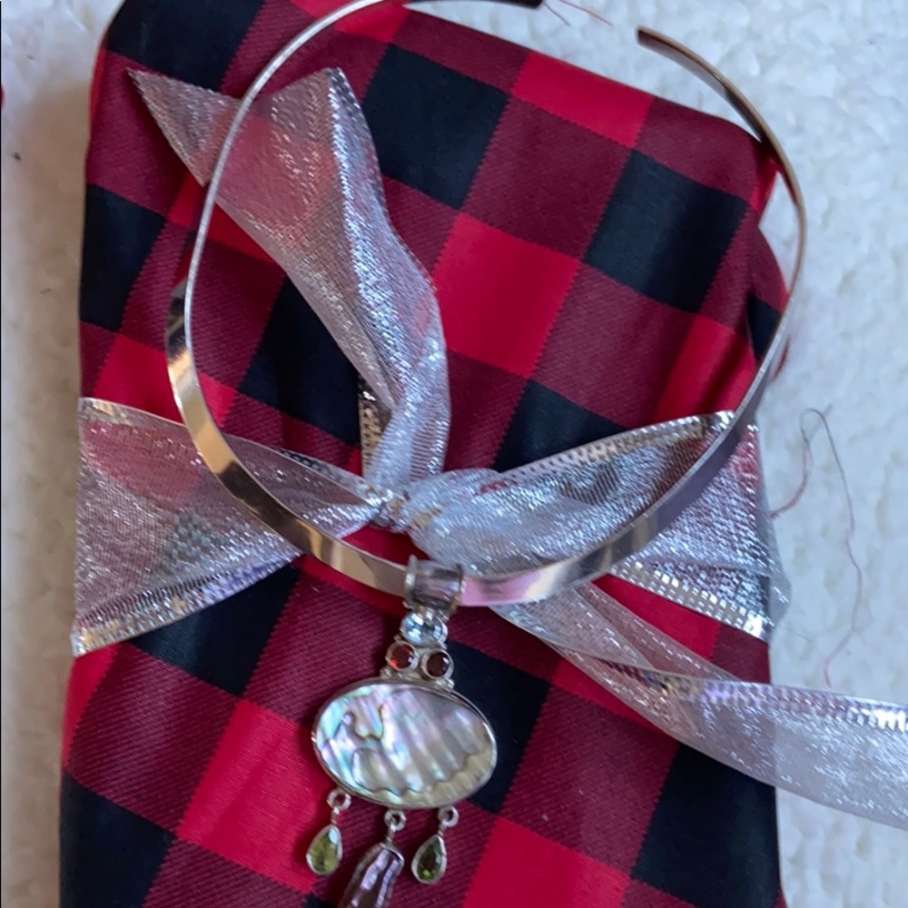 Five Stone Pendant (Necklace NOT INCLUDED) - Picture 2 of 3